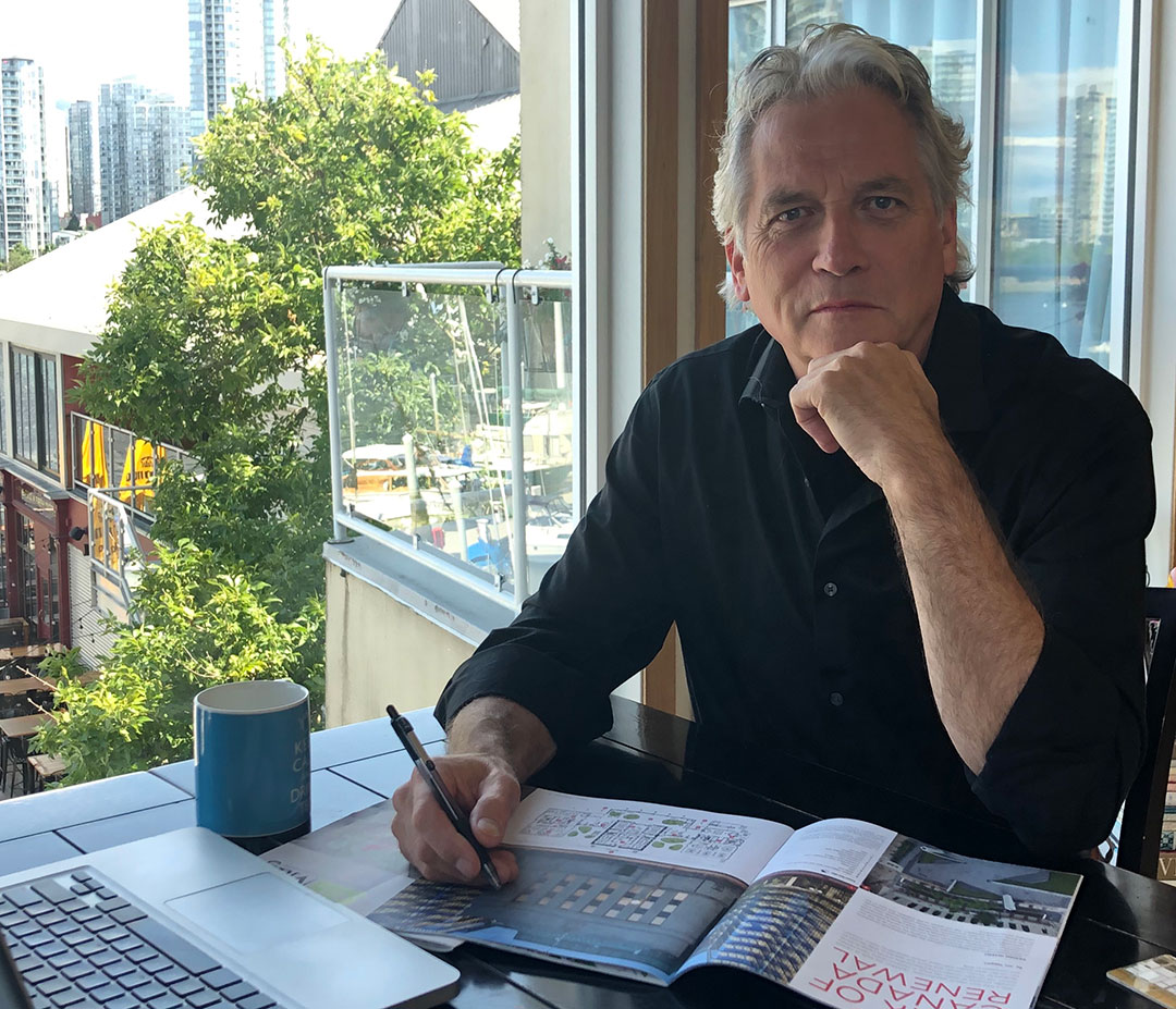 Jim at work editing SABmag