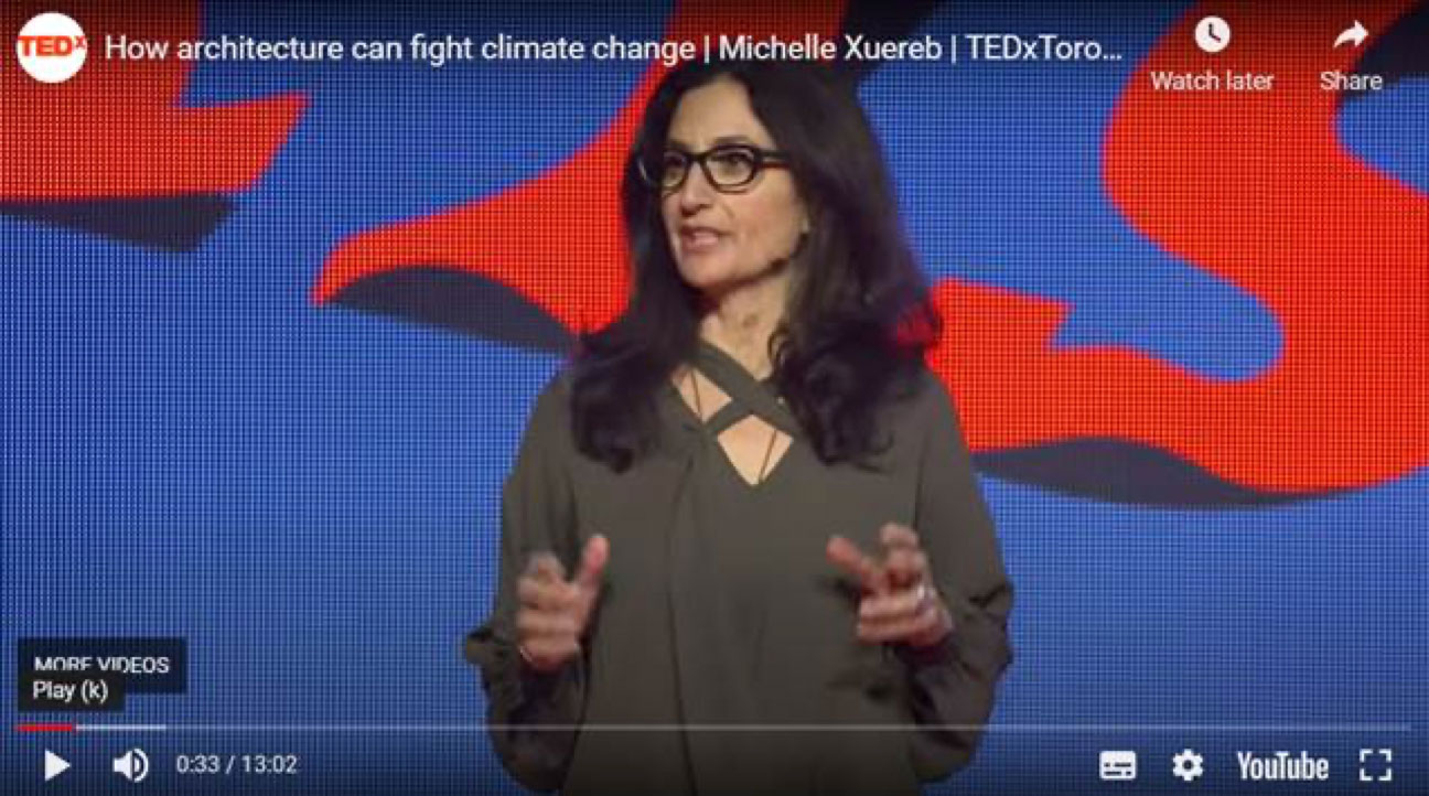 Michelle presenting at TEDX Toronto 2020. (Photo from Michelle)