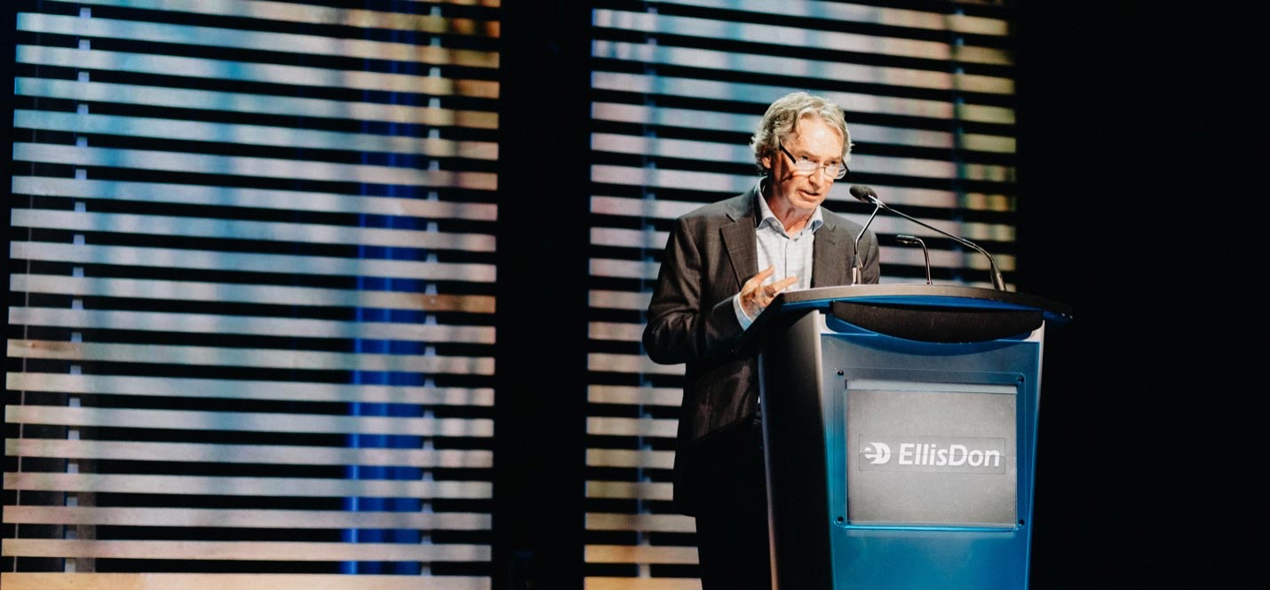 Geoff Smith Speaking at EllisDon Annual General Meeting, 2021
